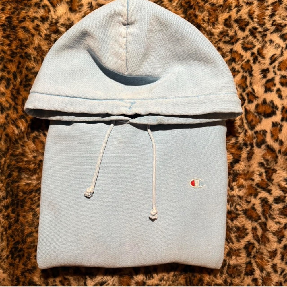 Champion Sky Blue Men's Hoodie